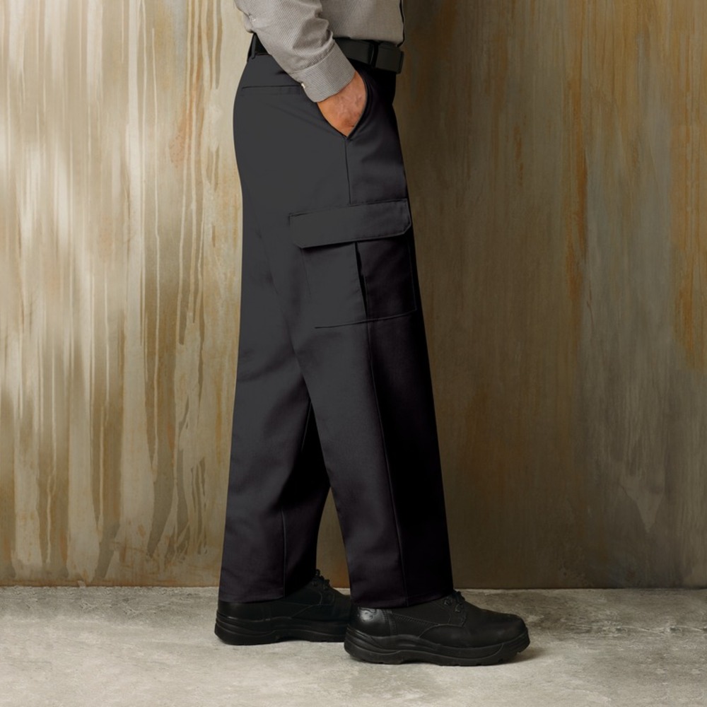 Red Kap Men's Industrial Cargo Pant Black Size 36 x 30 Style #PT88‎ NEW
